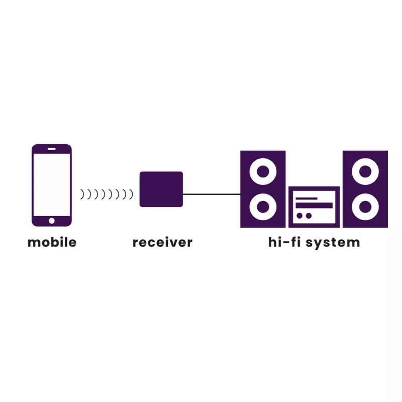 Marmitek BoomBoom 93 receptor de audio Bluetooth inalámbrico (08312)