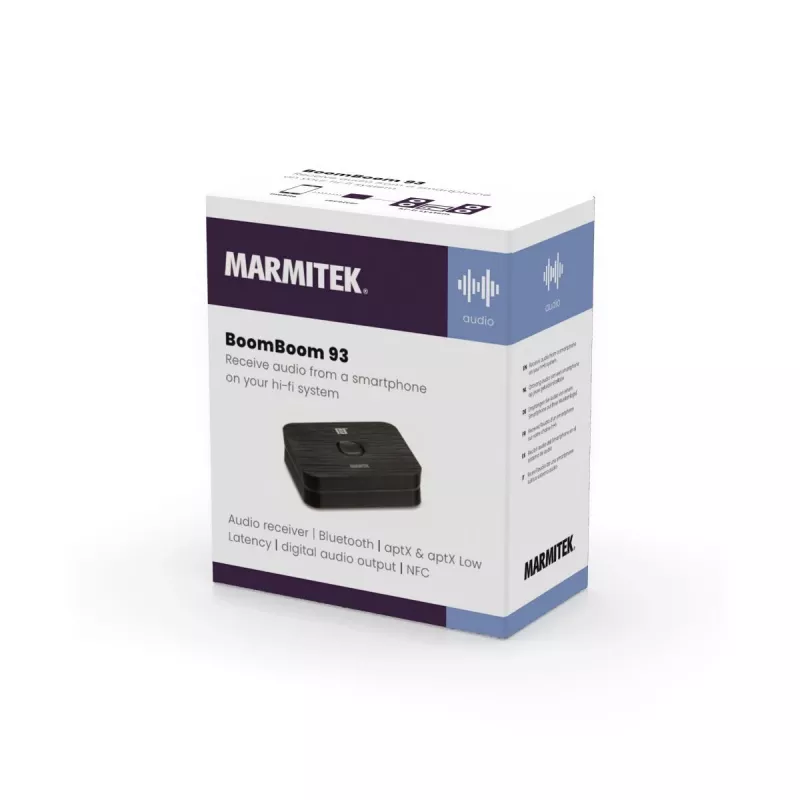 Marmitek BoomBoom 93 receptor de audio Bluetooth inalámbrico (08312)