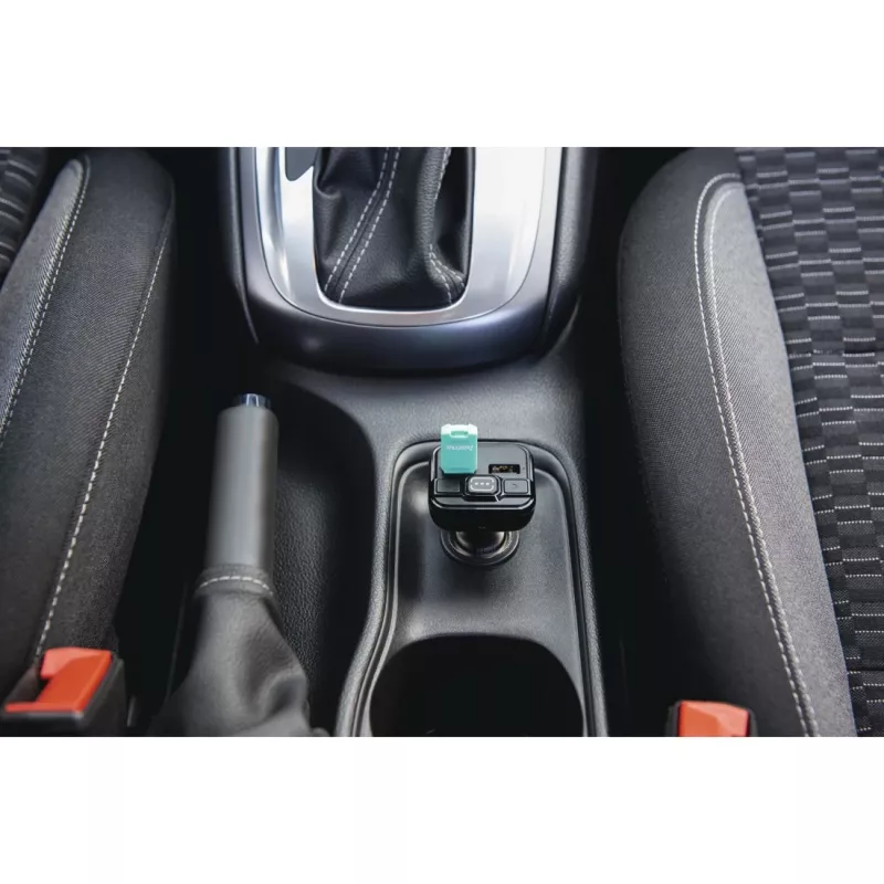 Hama 00014163 transmisor FM / cargador, AUX-IN, USB-IN, negro