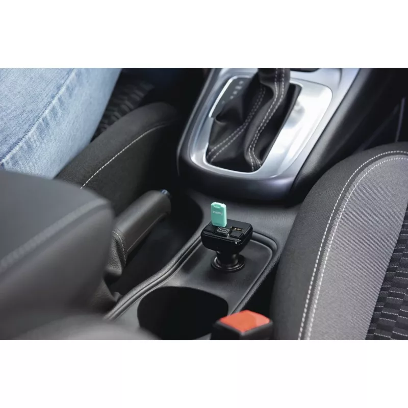 Hama 00014163 transmisor FM / cargador, AUX-IN, USB-IN, negro