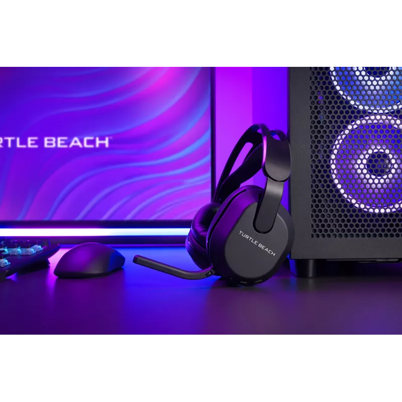 Auriculares gaming inalámbricos Turtle Beach Stealth 500 Negro PC con hasta 40 h de autonomía y Bluetooth para PC, PS5, PS4 y dispositivos móviles
