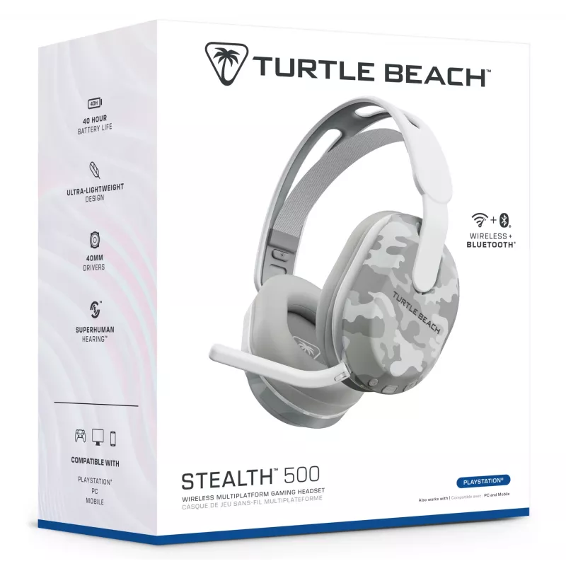 Turtle Beach Stealth 500 TBS-3103-95 auriculares con micrófono, 20 kHz, Arctic Camo