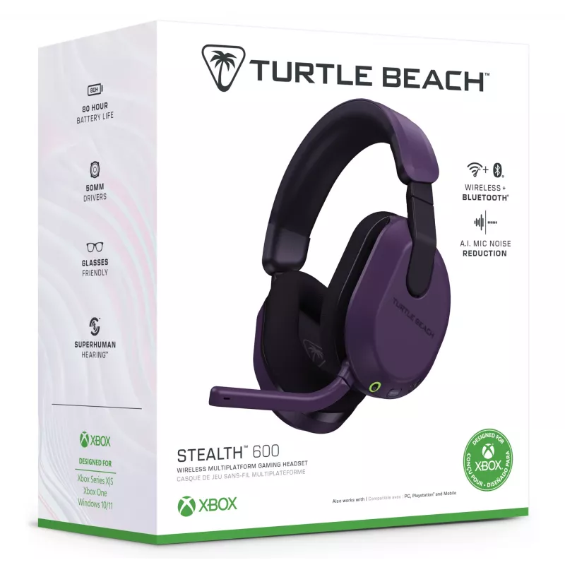 Auriculares con micrófono Turtle Beach Stealth 600 XB Morado TBS-2102-45