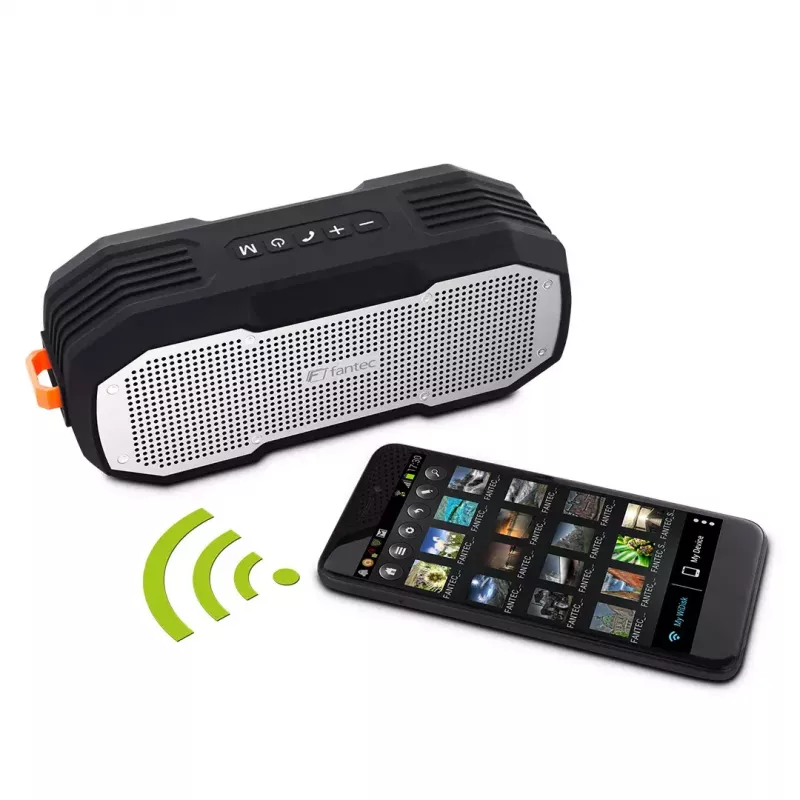 Altavoz estéreo portátil Fantec Novi T30 Plata