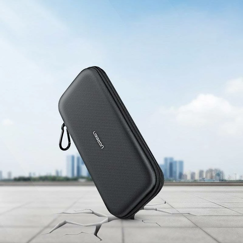 Funda portátil para consola de juegos Ugreen 50974 Cover Nintendo EVA (etileno-vinilacetato), Oxford, terciopelo gris