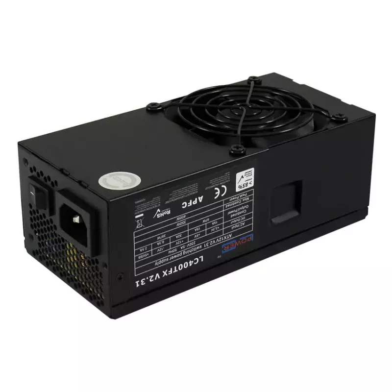 Caja para PC LC-Power LC-1406MB-400TFX Micro Tower Negra