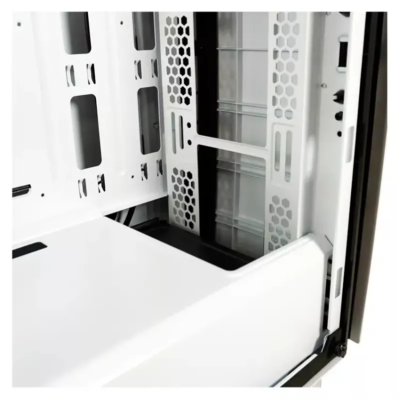 Caja para PC LC-Power Gaming 713W Midi Tower Blanca