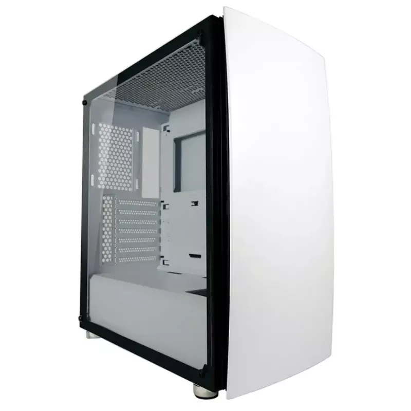 Caja para PC LC-Power Gaming 713W Midi Tower Blanca