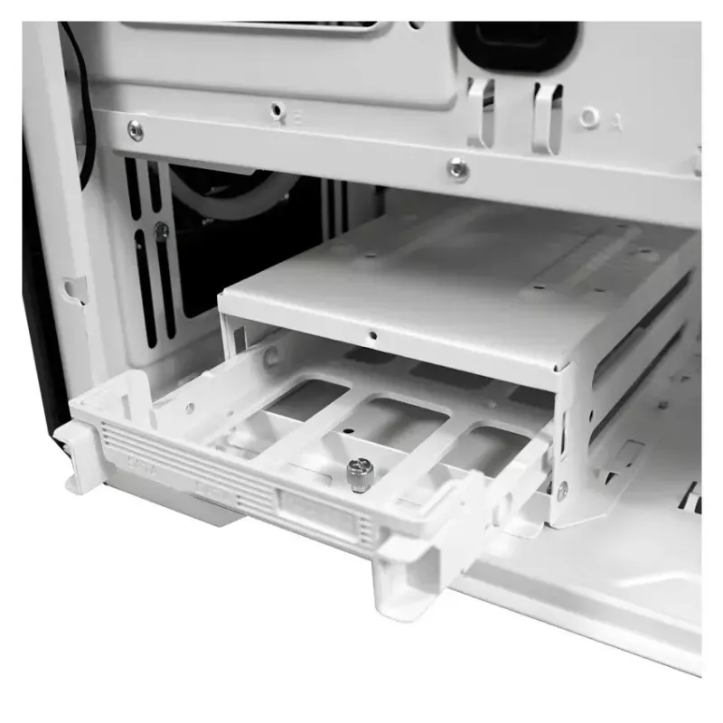 Caja para PC LC-Power Holo-1_X Midi Tower Blanca