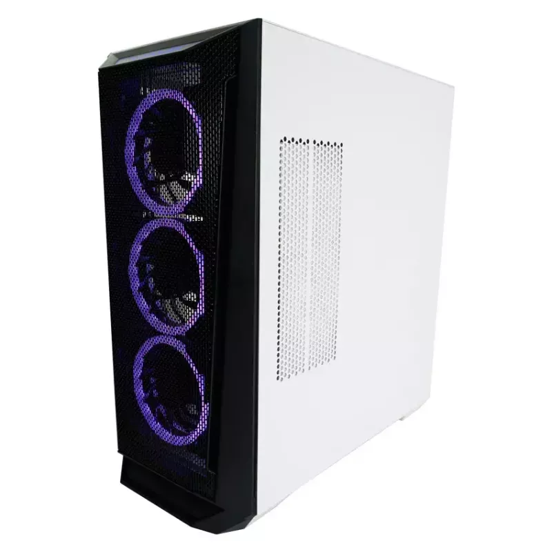 Caja para PC LC-Power Holo-1_X Midi Tower Blanca
