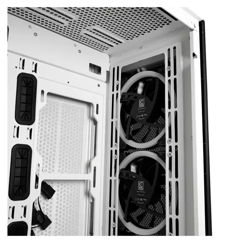 Caja para PC LC-Power Holo-1_X Midi Tower Blanca