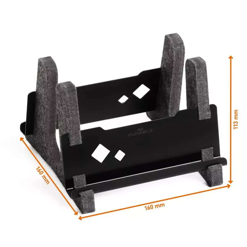 Soporte para portátil Durable Effect 43,2 cm Antracita Metal Plástico
