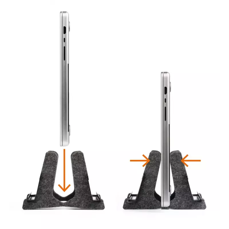 Soporte para portátil Durable Effect 43,2 cm Antracita Metal Plástico