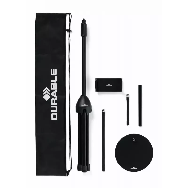 Soporte activo Durable TWIST COMBI para móvil smartphone tablet negro