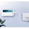 UGREEN 30394 soporte adhesivo de pared para carga de móvil, blanco