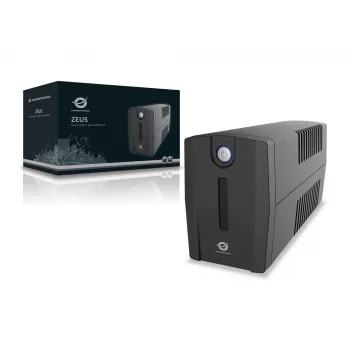 Conceptronic ZEUS 850VA 480W SAI, toma Schuko, Line-Interactive, 0,85 kVA, 480 W, 220 V, 240 V, 220 V