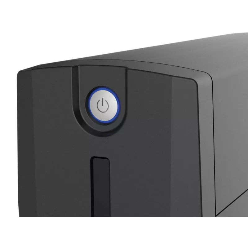 Conceptronic ZEUS02ES SAI de línea interactiva, 850 VA (0,85 kVA), 480 W, 2x Schuko, HID USB, RJ45 entrada/salida, 220-240 V, negro