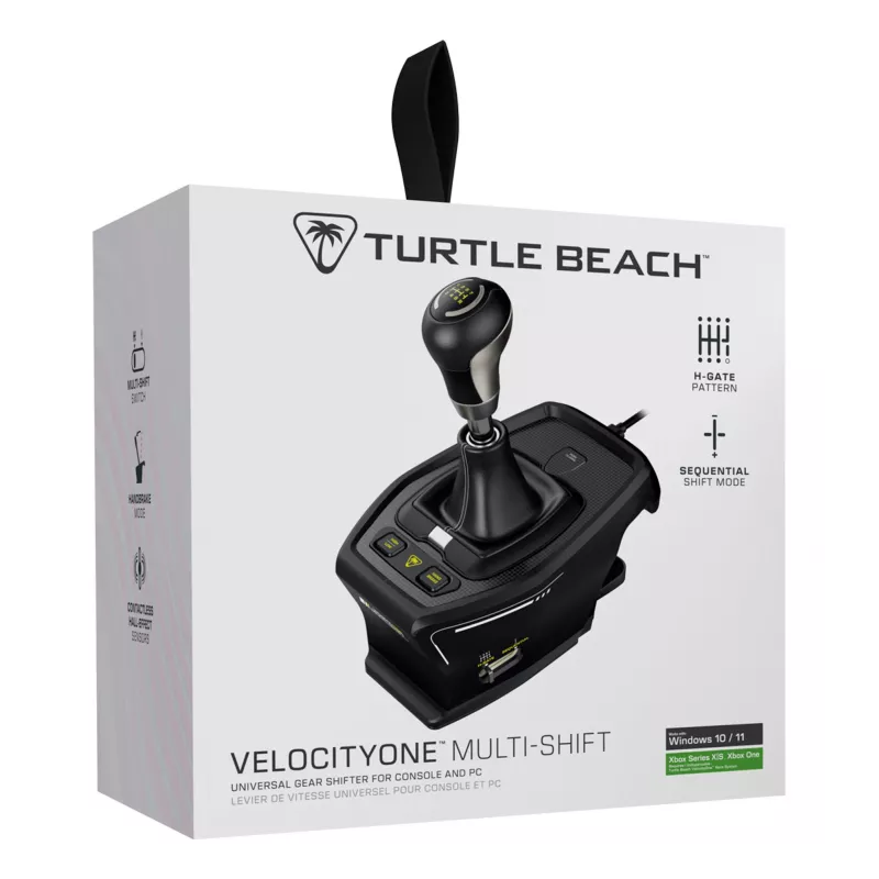Turtle Beach VelocityOne Multi-Shift palanca de cambios y freno de mano para sim racing para Xbox/PC (TBS-0001-05)