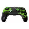 Gamepad PDP REMATCH Mando con cable 1-Up Glow in the Dark para Nintendo Switch, USB, cable de 3 m, D-pad, botón Home, Negro/Verde