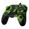 Gamepad PDP REMATCH Mando con cable 1-Up Glow in the Dark para Nintendo Switch, USB, cable de 3 m, D-pad, botón Home, Negro/Verde