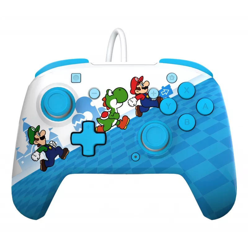 Gamepad PDP Mario Escape REMATCH para Nintendo Switch — USB con cable, D-Pad, botón Home, Multicolor