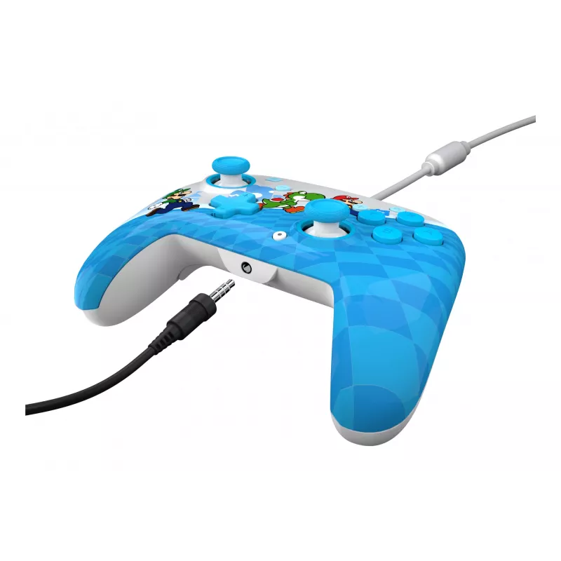 Gamepad PDP Mario Escape REMATCH para Nintendo Switch — USB con cable, D-Pad, botón Home, Multicolor