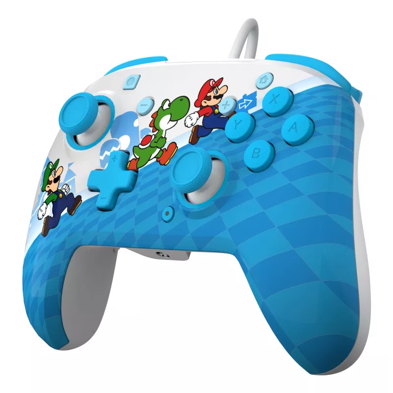 Gamepad PDP Mario Escape REMATCH para Nintendo Switch — USB con cable, D-Pad, botón Home, Multicolor