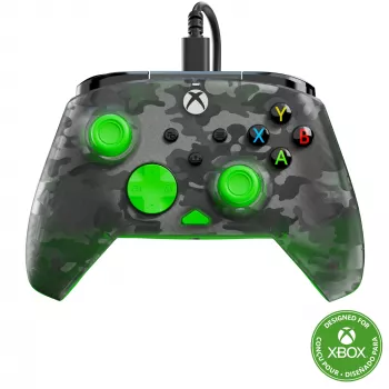 Gamepad Turtle Beach Rematch Core Negro Verde Gris USB con cable