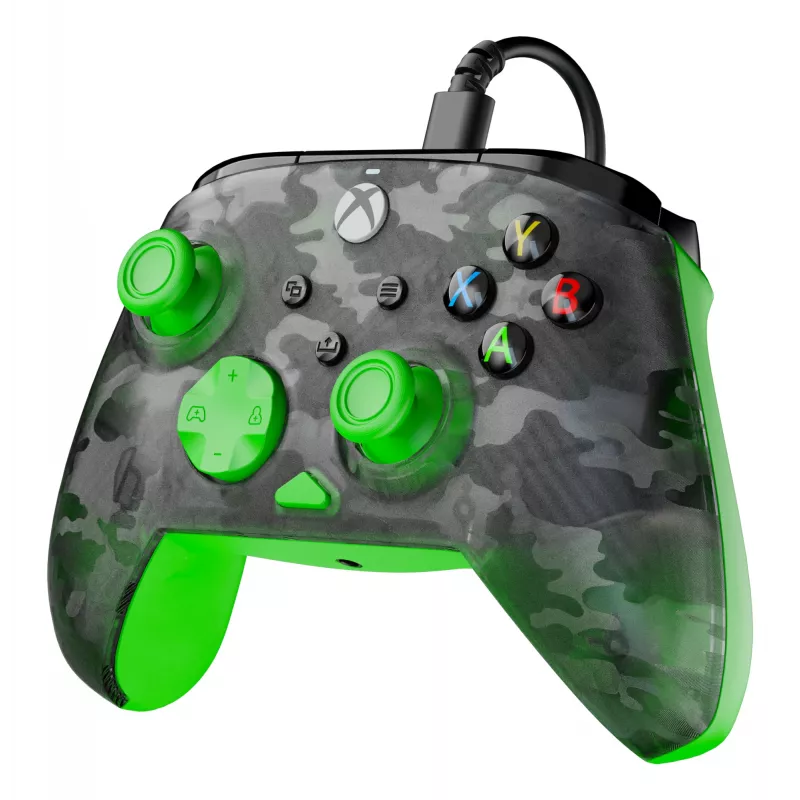 Gamepad Turtle Beach Rematch Core Negro Verde Gris USB con cable