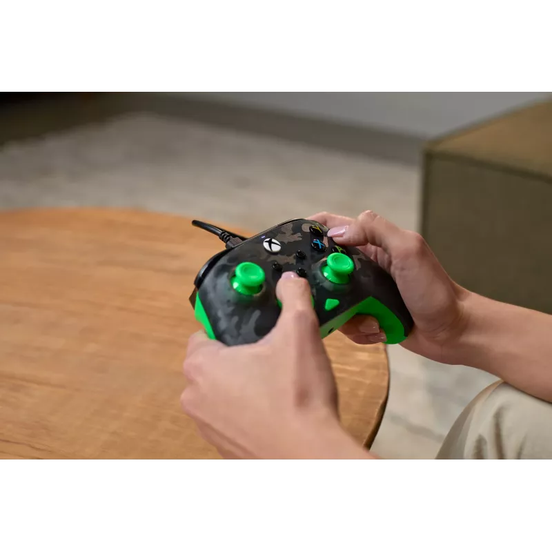 Gamepad Turtle Beach Rematch Core Negro Verde Gris USB con cable