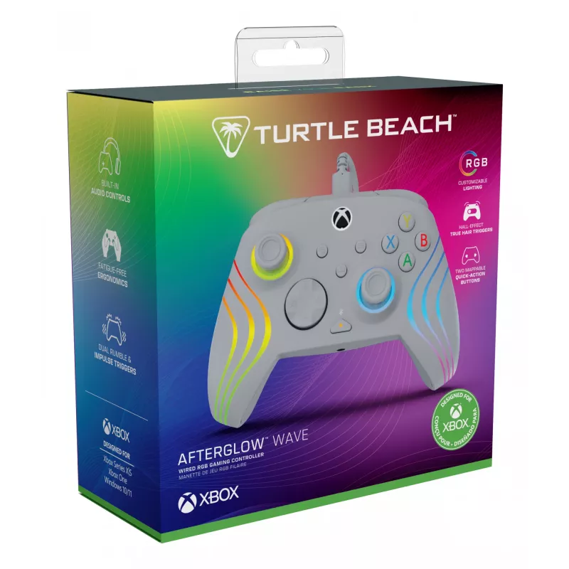 Gamepad Turtle Beach Afterglow Wave Gris USB PC Xbox Series