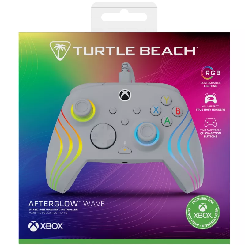 Gamepad Turtle Beach Afterglow Wave Gris USB PC Xbox Series
