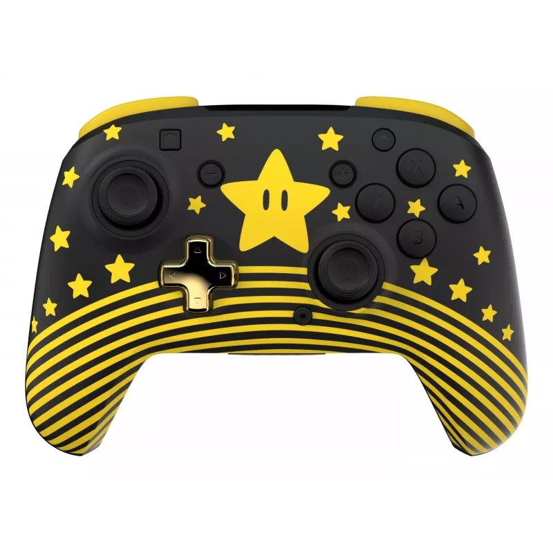 Mando inalámbrico Turtle Beach Rematch TBC-8101-75 para Nintendo Switch, Super Mario Star, negro/amarillo