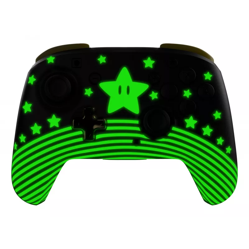 Mando inalámbrico Turtle Beach Rematch TBC-8101-75 para Nintendo Switch, Super Mario Star, negro/amarillo