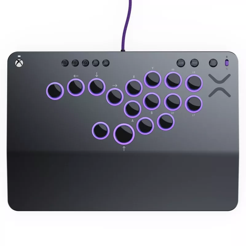 PDP Victrix Pro KO Leverless Fight Stick Gris USB Fightstick PC, Xbox Series S, Xbox Series X