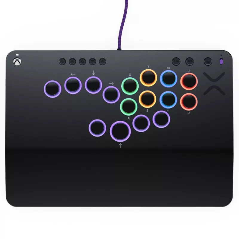 PDP Victrix Pro KO Leverless Fight Stick Gris USB Fightstick PC, Xbox Series S, Xbox Series X
