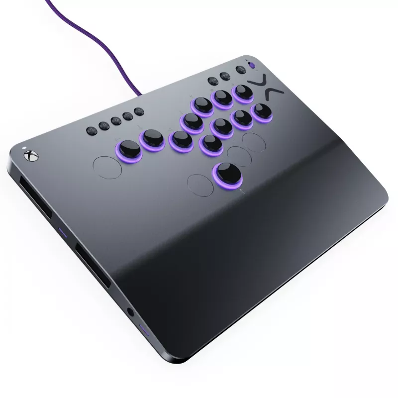 PDP Victrix Pro KO Leverless Fight Stick Gris USB Fightstick PC, Xbox Series S, Xbox Series X