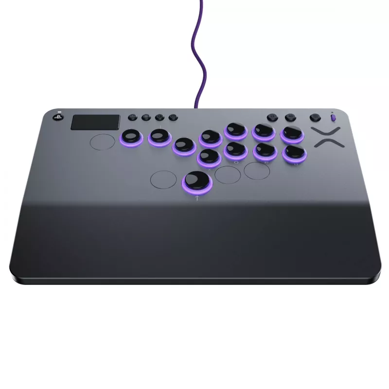 PDP Victrix Pro KO Leverless Fight Stick Gris USB Fightstick PC, PlayStation 4, PlayStation 5