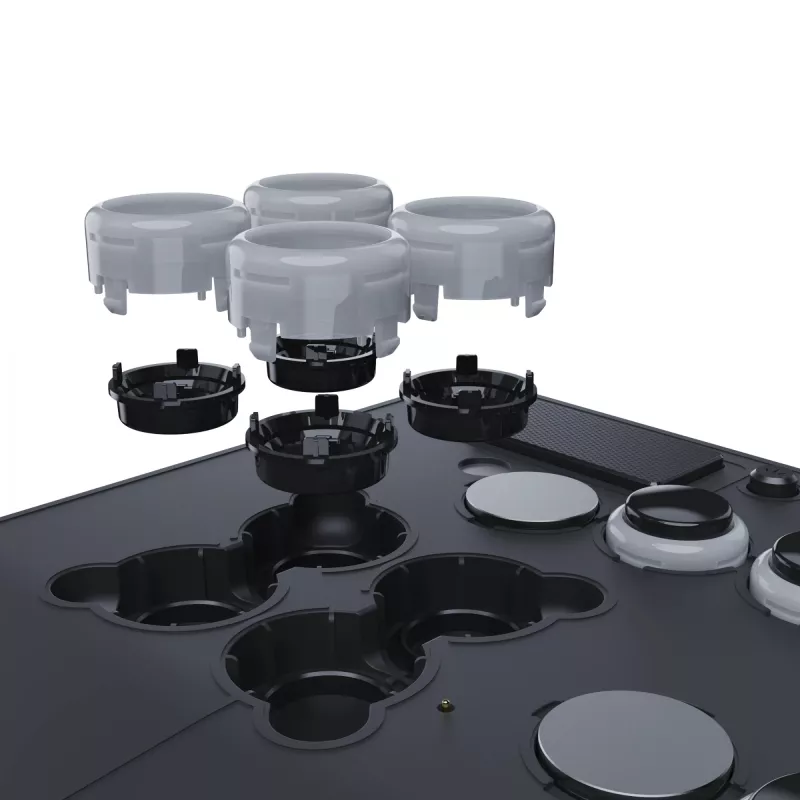 PDP Victrix Pro KO Leverless Fight Stick Gris USB Fightstick PC, PlayStation 4, PlayStation 5