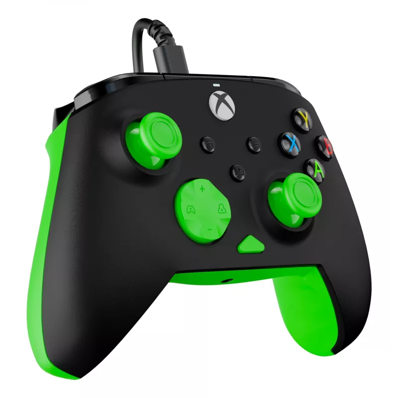 Gamepad Turtle Beach Rematch Core Negro Verde USB con cable PC Xbox