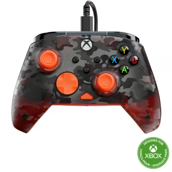 Gamepad Turtle Beach Rematch Core Negro Gris Naranja USB con cable