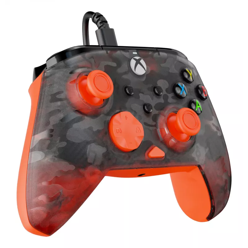 Gamepad Turtle Beach Rematch Core Negro Gris Naranja USB con cable