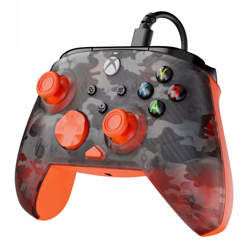 Gamepad Turtle Beach Rematch Core Negro Gris Naranja USB con cable