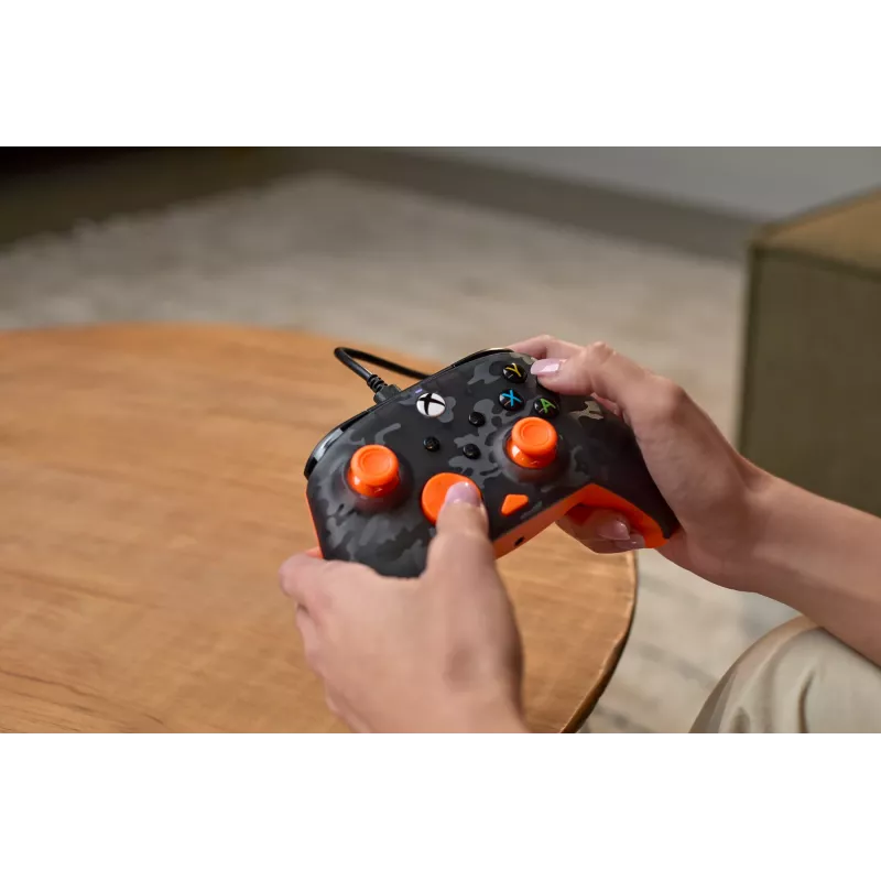 Gamepad Turtle Beach Rematch Core Negro Gris Naranja USB con cable