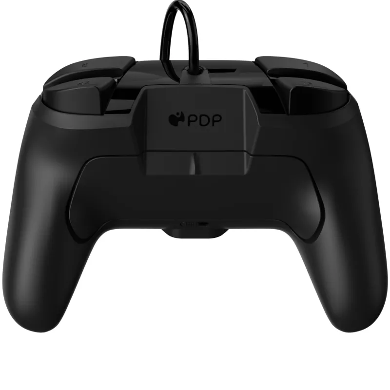 Gamepad PDP Faceoff Deluxe+ Audio Mando con cable Negro y Blanco