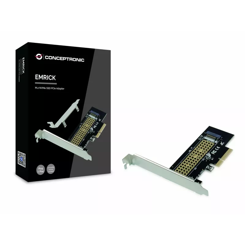 Conceptronic EMRICK Adaptador SSD M.2 NVMe PCIe