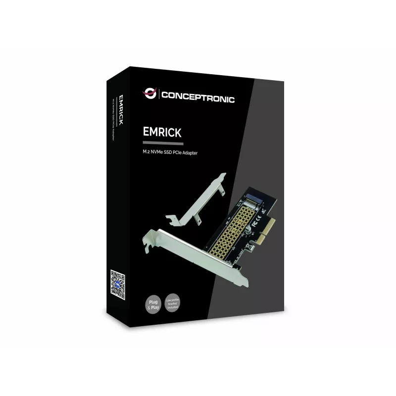 Conceptronic EMRICK Adaptador SSD M.2 NVMe PCIe