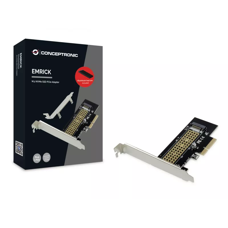 Conceptronic EMRICK Adaptador SSD M.2 NVMe PCIe