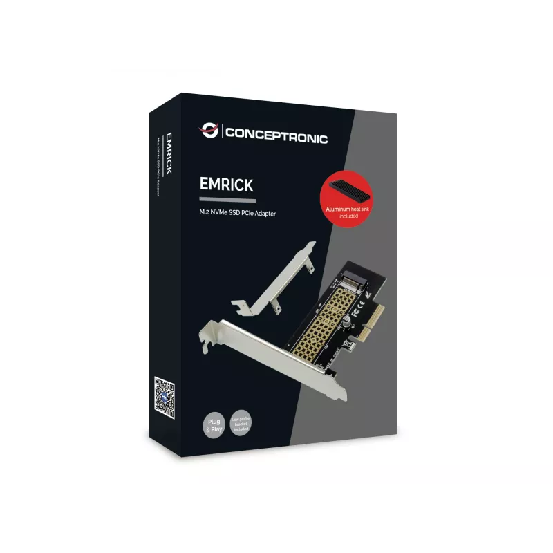 Conceptronic EMRICK Adaptador SSD M.2 NVMe PCIe