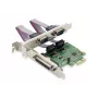 Conceptronic Tarjeta PCI Express 1 puerto paralelo y 2 puertos serie